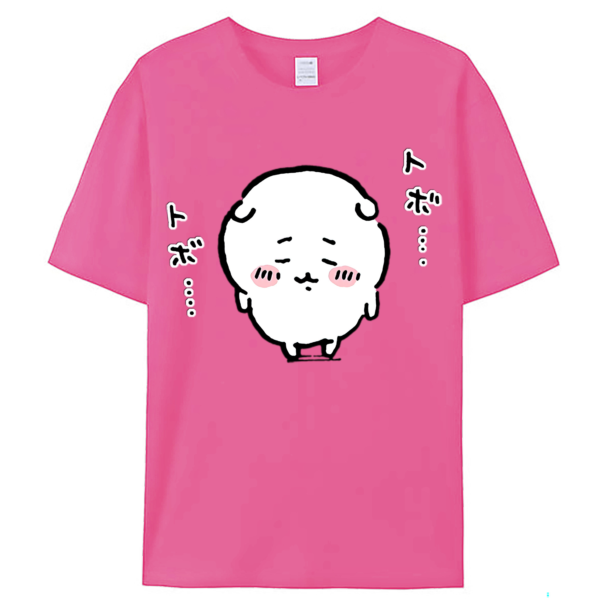 （画像用） ちいかわ ちいかわ Chii-kawa chiikawa レディースカジュアルプリントTシャツ（綿100％）